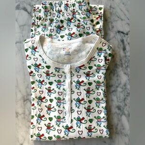 Roller Rabbit Women’s monkey pajamas size xxs. Like new.